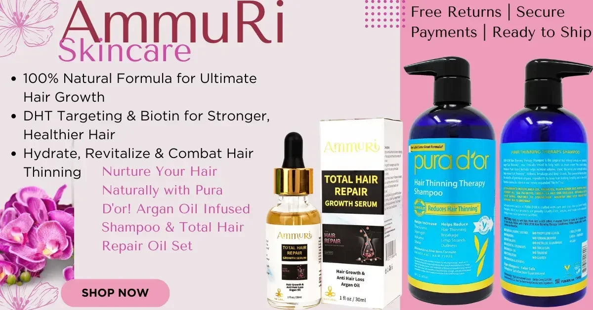 Pura D'or Hair Repair Set for Thinning Hair & Hair Loss | Ammuri-1